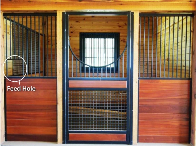 Lucas Equine Equipment 9" x 9" Feed Hole