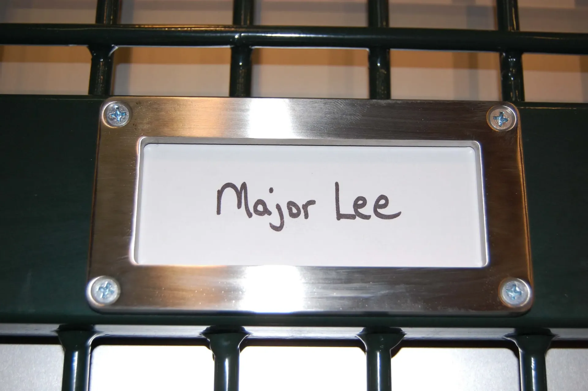 [5900-301-SS] Equine Name Card holder