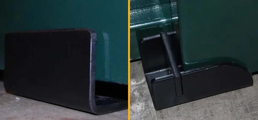 [5900-047-A] Floor Mounted Shoe Guide