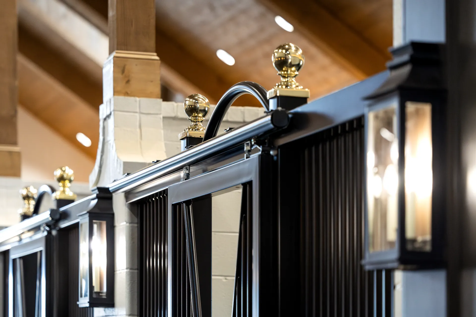 4" Round Finial for Square Post